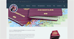 Desktop Screenshot of bcsvisas.com
